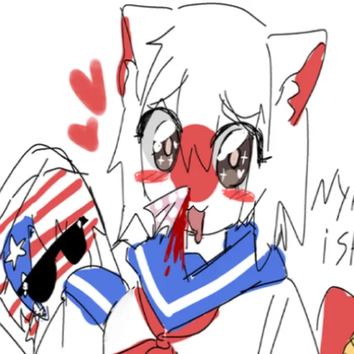 💕 Стикер «Countryhumans» для Telegram