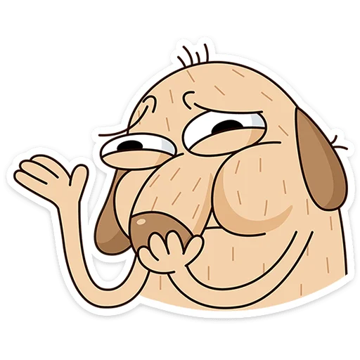 🤮 Стикер «Пёс Дигги» для Telegram