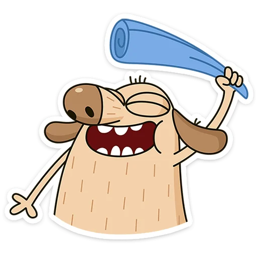 😄 Стикер «Пёс Дигги» для Telegram