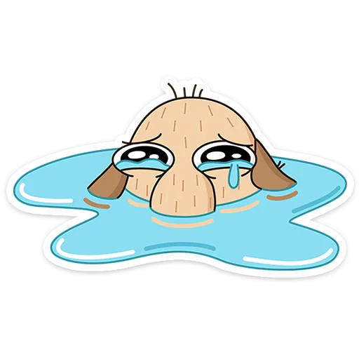 😭 Стикер «Пёс Дигги» для Telegram