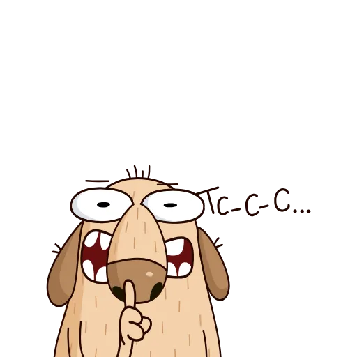 Стикер 17 Анимированный набор эмоджи с легендарным псом Дигги из ВК