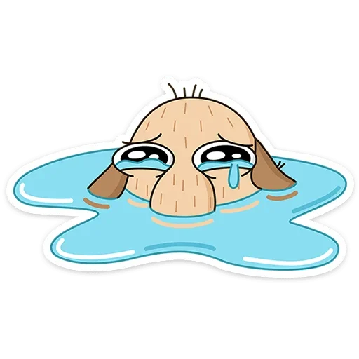 😭 Стикер «Пес Дигги» для Telegram
