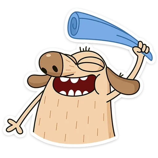 😆 Стикер «Пес Дигги» для Telegram