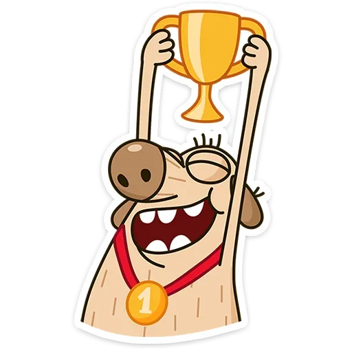 🏆 Стикер «Пес Дигги» для Telegram