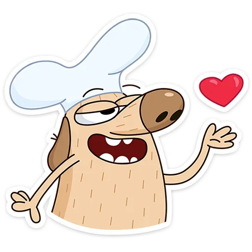 😘 Стикер «Пес Дигги» для Telegram