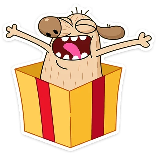 🎁 Стикер «Пес Дигги» для Telegram