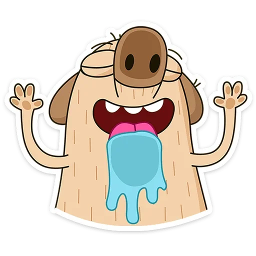 👅 Стикер «Пес Дигги» для Telegram