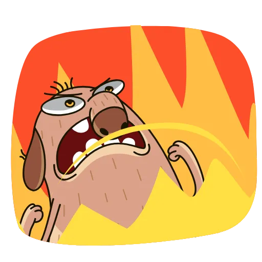 😡 Стикер «Diggy animated All» для Telegram