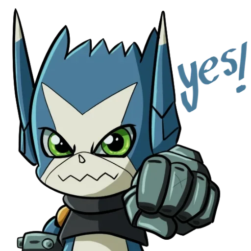 👊 Стикер «Digimon» для Telegram