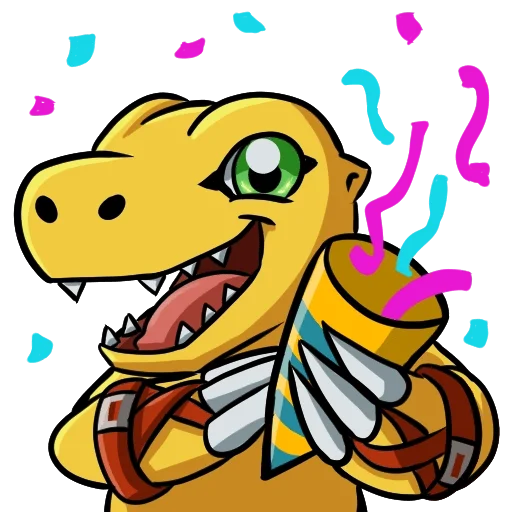 🎉 Стикер «Digimon» для Telegram