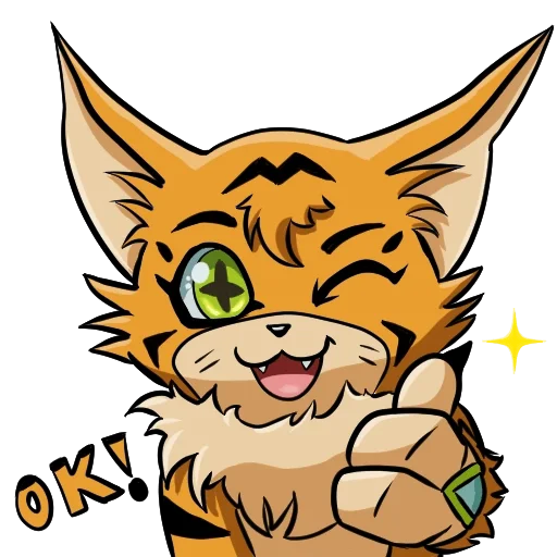 👍 Стикер «Digimon» для Telegram