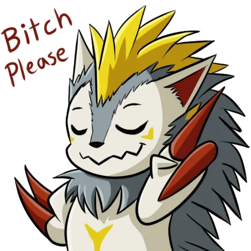 🖕 Стикер «Digimon» для Telegram