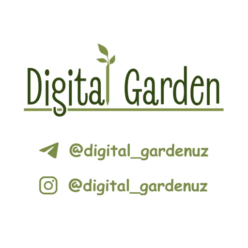 ☎️ Стикер «Digital Garden» для Telegram