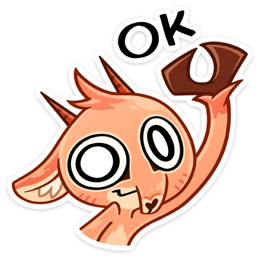 👌 Стикер «Дикдик» для Telegram