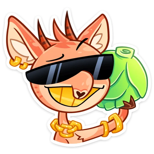 😎 Стикер «Дикдик» для Telegram