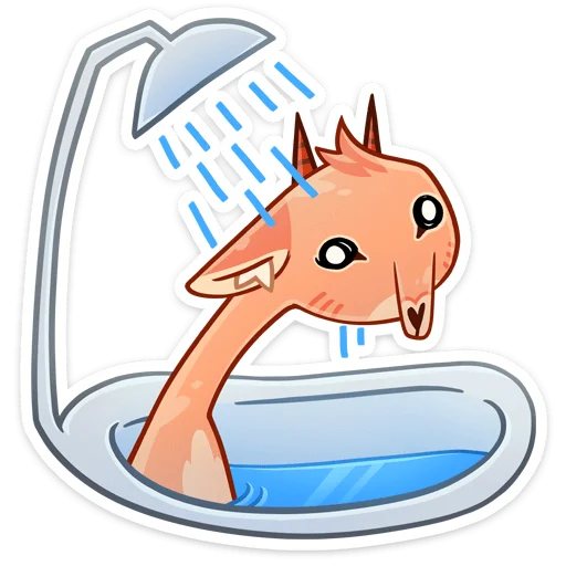 🛀 Стикер «Дикдик» для Telegram