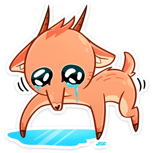 😢 Стикер «Дикдик» для Telegram