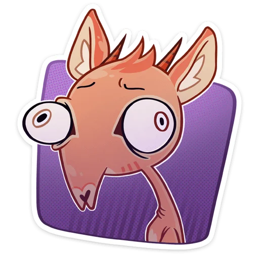 😰 Стикер «Дикдик» для Telegram
