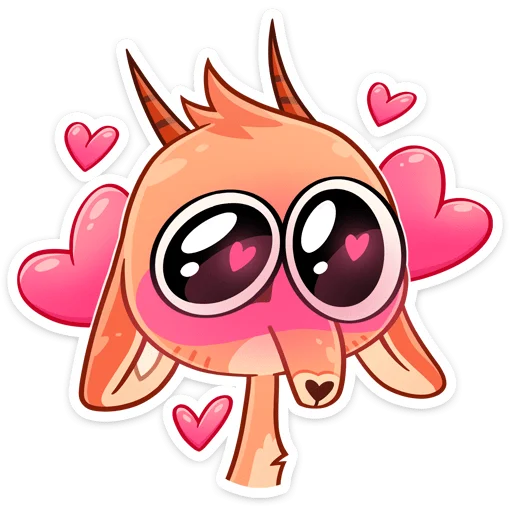 😍 Стикер «Дикдик» для Telegram