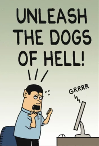 😡 Стикер «Dilbert» для Telegram