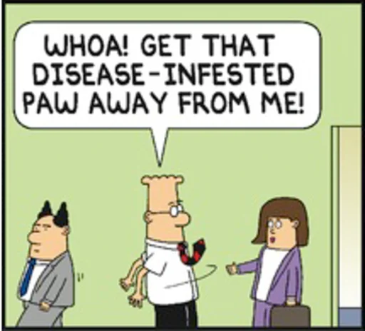 🦠 Стикер «Dilbert» для Telegram