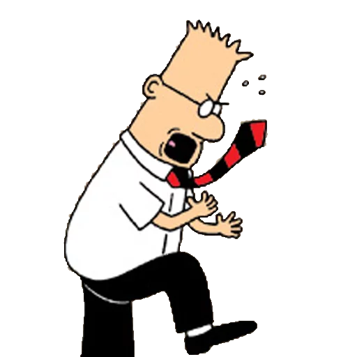 😡 Стикер «Dilbert» для Telegram