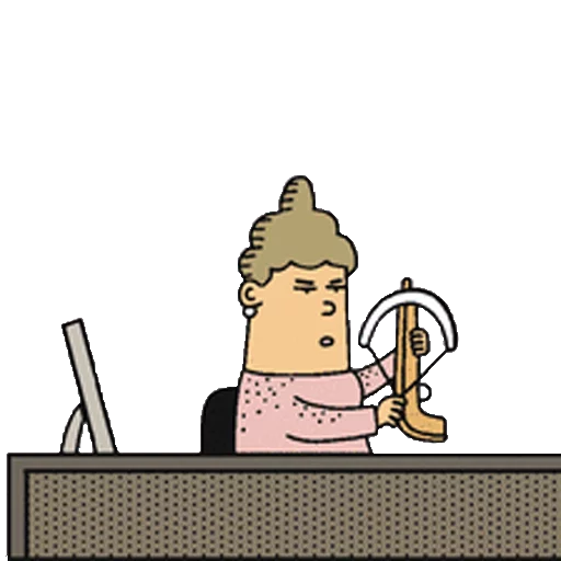 😒 Стикер «Dilbert» для Telegram
