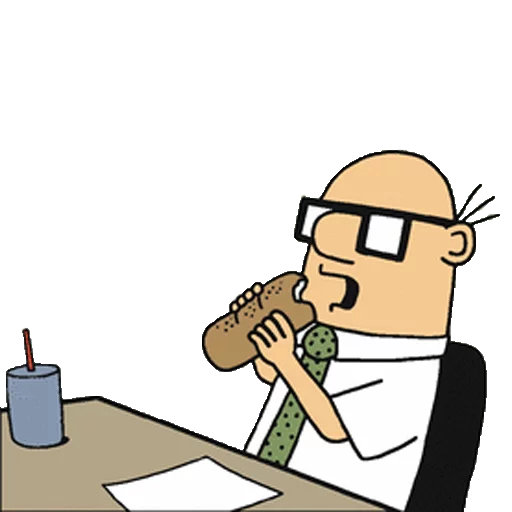 🍔 Стикер «Dilbert» для Telegram