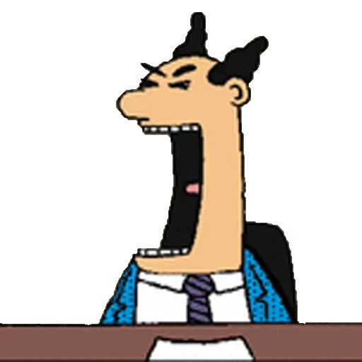 😂 Стикер «Dilbert» для Telegram