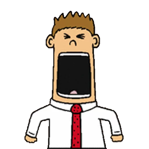 😫 Стикер «Dilbert» для Telegram