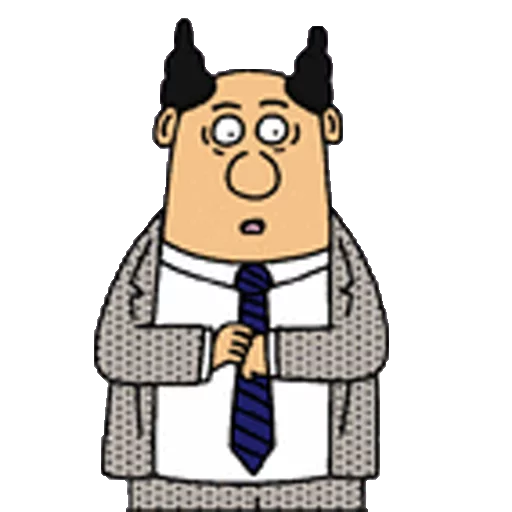 😨 Стикер «Dilbert» для Telegram