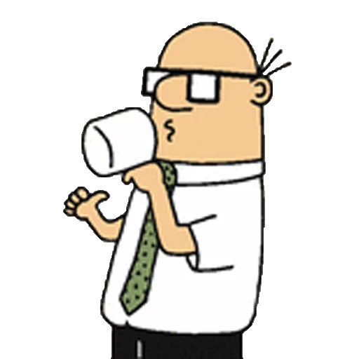 👍 Стикер «Dilbert» для Telegram