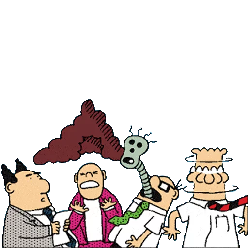 😱 Стикер «Dilbert» для Telegram