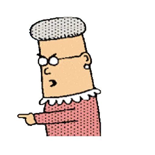 👈 Стикер «Dilbert» для Telegram