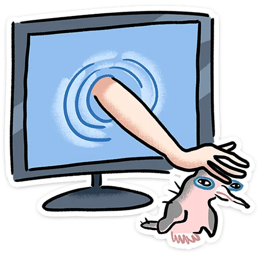 🐦 Стикер «Птенец Дима» для Telegram