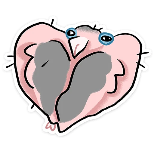 ❤ Стикер «Птенец Дима» для Telegram