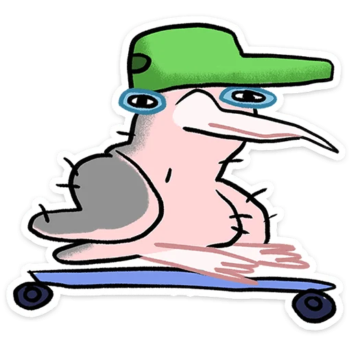 🛹 Стикер «Птенец Дима» для Telegram