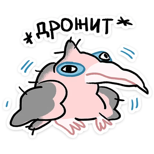 🥶 Стикер «Птенец Дима» для Telegram