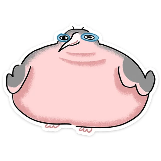 🐦 Стикер «Птенец Дима» для Telegram