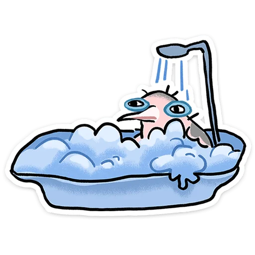 🛀 Стикер «Птенец Дима» для Telegram