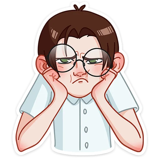 😑 Стикер «Димка» для Telegram