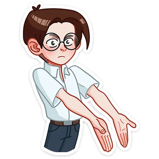 🤷‍♂ Стикер «Димка» для Telegram
