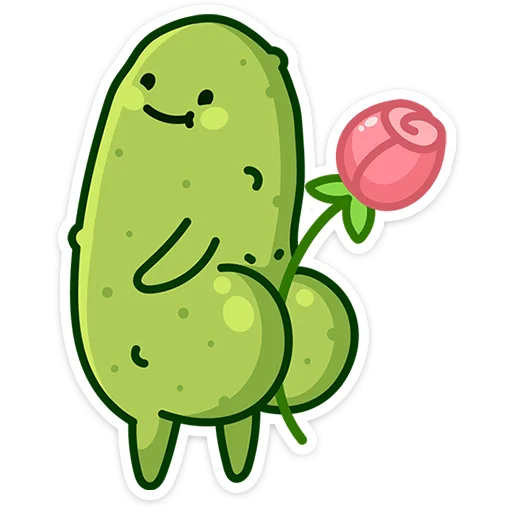 🥒 Стикер «Огурчик Димон» для Telegram