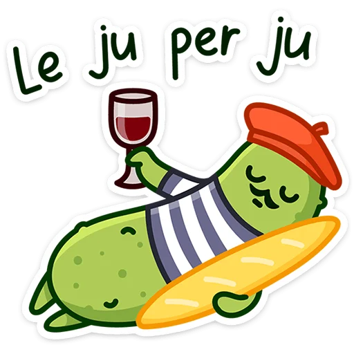 🥒 Стикер «Огурчик Димон» для Telegram