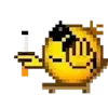 Стикер 25 Dinablinemoji