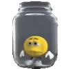 Стикер 60 Dinablinemoji
