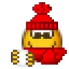 Стикер 34 Dinablinemoji