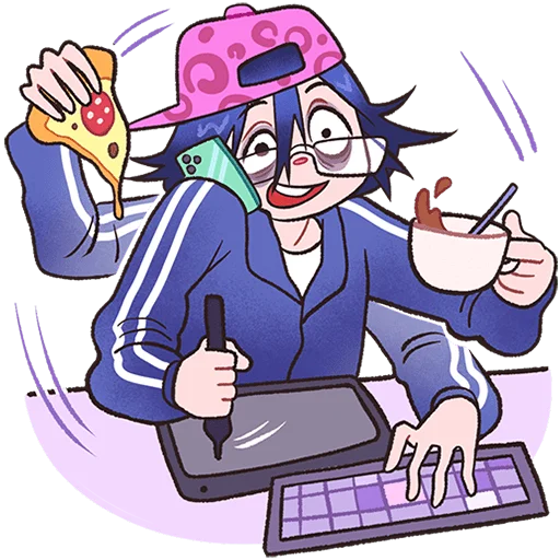🫨 Стикер «Дина Без Текста» для Telegram