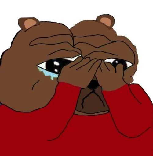 😭 Стикер «DINGDANGSHEQU» для Telegram