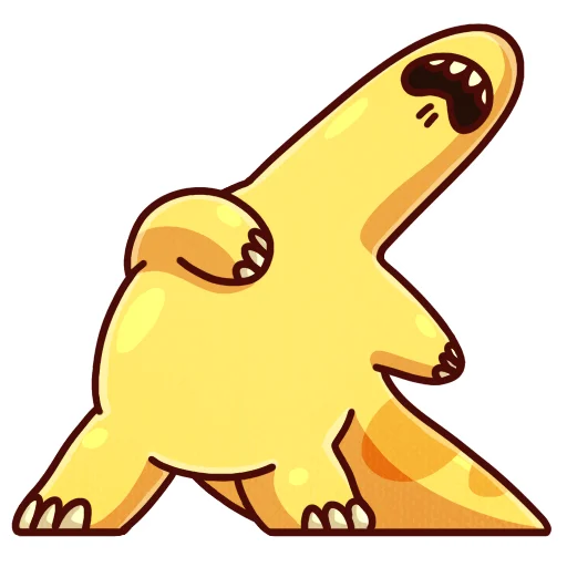 😵 Стикер «dinosaur awesome» для Telegram